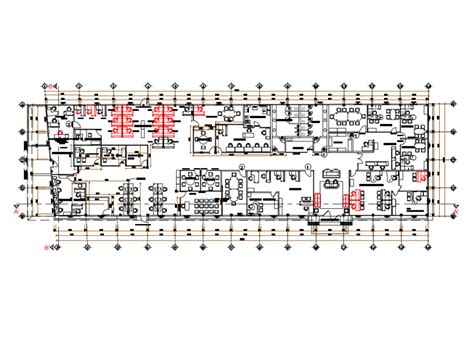 Administration Office Layout Plan Auto Cad Details Dwg File Artofit