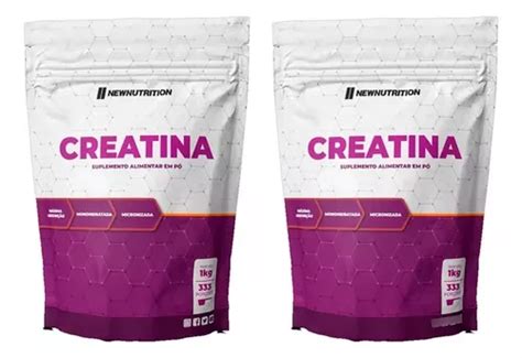 Kit X Creatina Kg Monohidratada Em P New Nutrition Frete Gr Tis