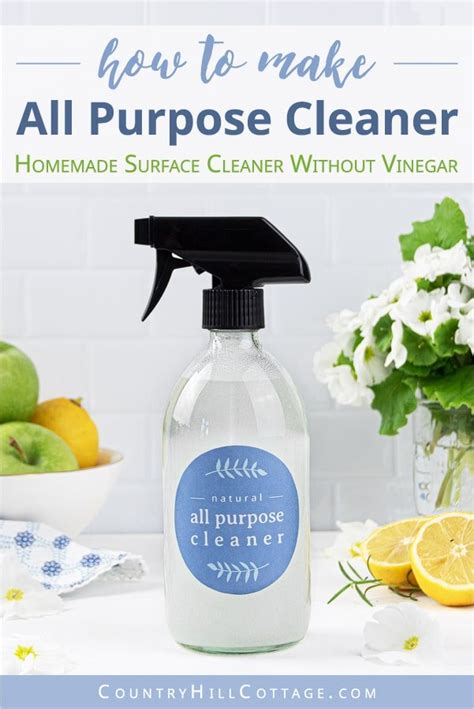 Diy All Purpose Cleaner Natural Multipurpose Cleaner Without Vinegar