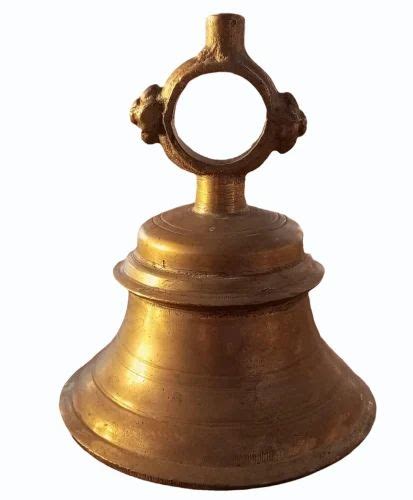 Golden Pooja Bell Brass Ghanta Bell Gram Size Inches At Rs