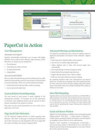 PaperCut Fact Sheet Overview PDF