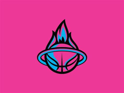 miami heat logo design  michael irwin