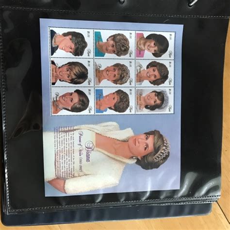 Art The Princess Diana Stamp Collection Poshmark