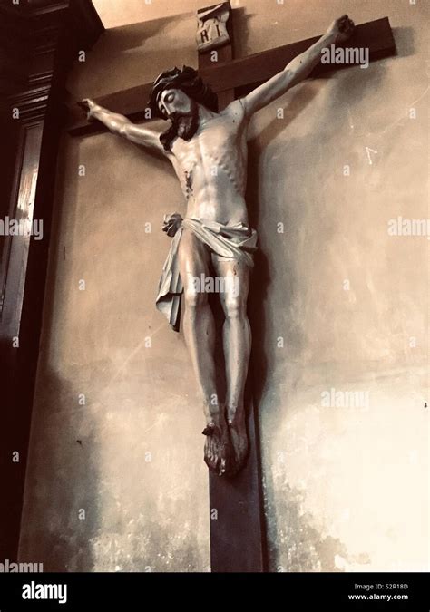 Christ Nailed To The Cross Hi Res Stock Photography And Images Alamy