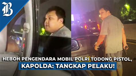 Kronologi Pengemudi Taksi Online Ditodong Pistol Koboi Jalanan Di Exit