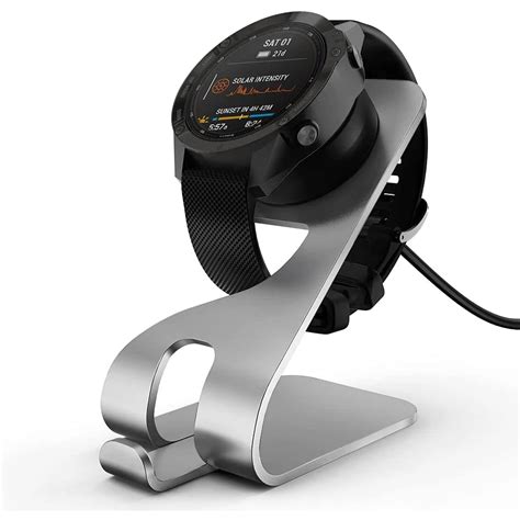 Metal Charger Dock For Garmin Fenix Vivoactive S Charging Cable