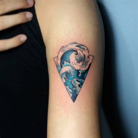 185 Wave Tattoo Designs And Ideas For Those Who Love Ocean Tattoo Me