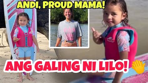 3 YEAR OLD NA ANAK NI ANDI EIGENMANN NA SI LILO SURFING GENIUS