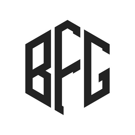 BFG Logo Design Letra Inicial BFG Monograma Logotipo Usando Forma De