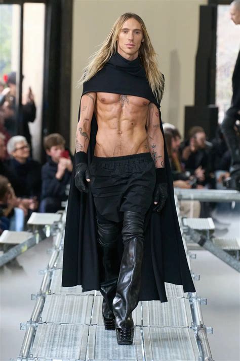 Rick Owens Fall Winter 2023 Paris Fashion Week Mens Fashionotography