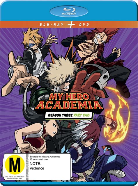 My Hero Academia Season 3 Part 2 DVD Blu Ray In Stock Buy Now