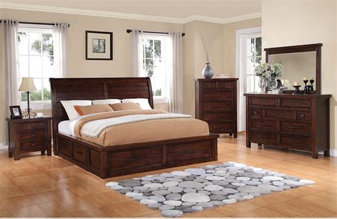 Bedroom Sets Dark Brown At Winifred Harris Blog