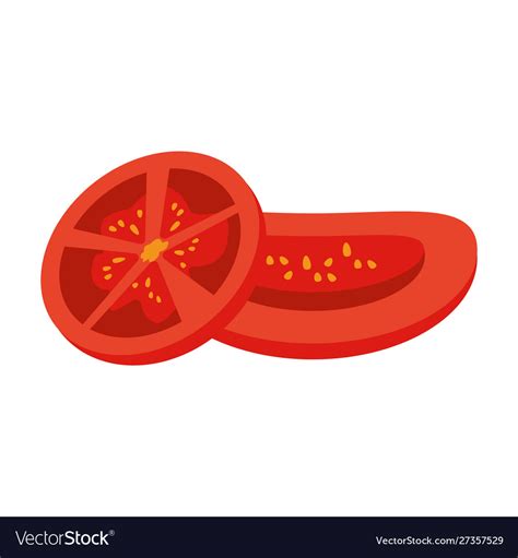 Tomato Slices Design Royalty Free Vector Image