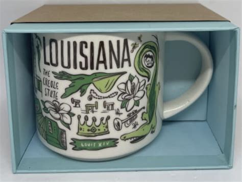 Starbucks Been There Series Collection Louisiana Coffee Mug 14 Oz