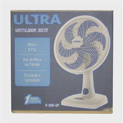 Ventilador Ultra Cm P S Azul E Branco Submarino