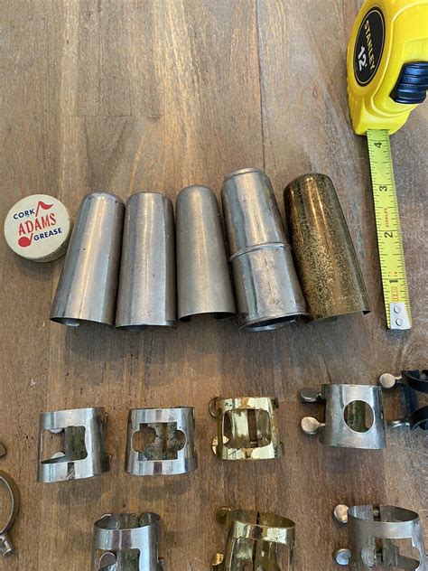 Lot Of Saxophone Mouthpiece Ligature Cap Lot Tenor Alto Clarinet France Ebay