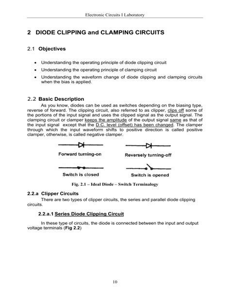 2 DIODE CLIPPING and CLAMPING CIRCUITS