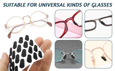 Pairs Adhesive Foam Nose Pads For Eyeglasses Anti Slip Thin