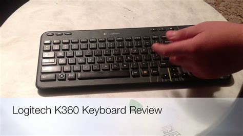 Logitech K360 Keyboard Review Youtube