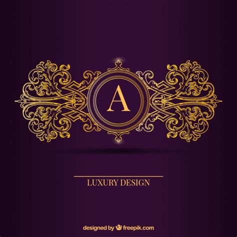 Free Vector Golden Logo Template