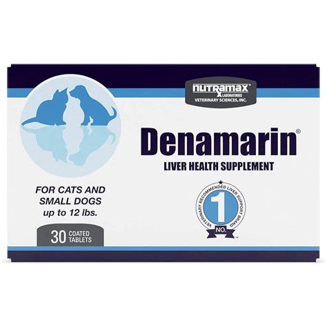 S Adenosylmethionine For Cats - Denamarin for Cats/Small Dogs -UP TO 12LBS/5.5Kg (30 tablets) Liver ...