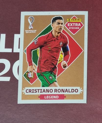 Copa Figurinha Lendaria Extra Ouro Cristiano Ronaldo Mebuscar Brasil