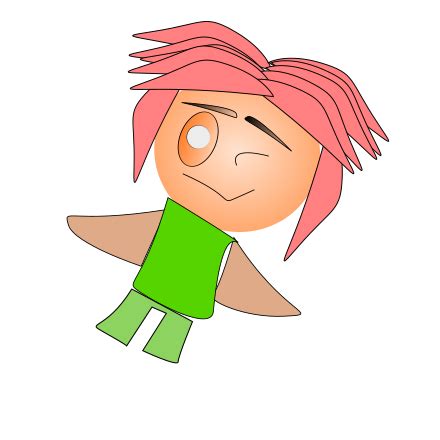 Pink Haired Cartoon Character Clip Art Image ClipSafari