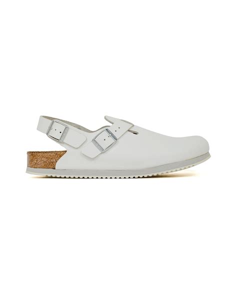 Birkenstock Tokio Super Grip Leather White