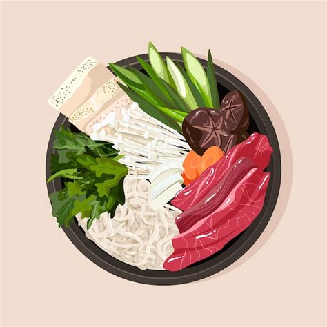 Premium Vector Hand Drawn Hot Pot Illustration