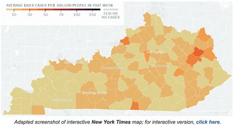 Coronavirus cases in Kentucky have dropped for four weeks in a row, and ...