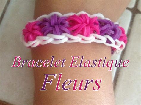 Tuto Bracelet Lastique Fleurs Youtube