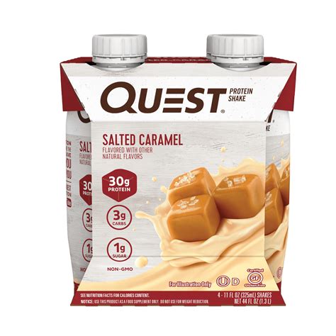 Quest Protein Shake Salted Caramel G Protein Ct Walmart