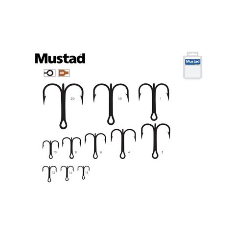 Hamecons Mustad Triples Br Par Peche Carnassiers Hamecons