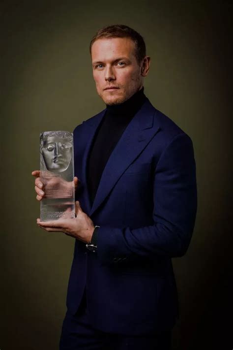 Outlander S Sam Heughan Delighted As He Picks Up BAFTA Scotland Award