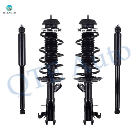 Set 4 Front Quick Complete Strut Coil Spring Rear Shock For 2009 2013