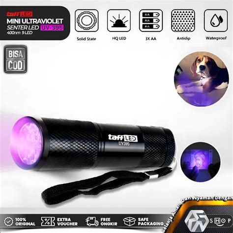 Jual Senter Led Mini Ultraviolet Uv Nm Led Taffled Uv