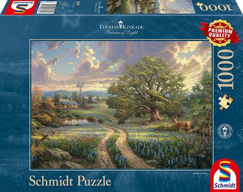 Schmidt Puzzle Teile Kinkade Landleben Kinderkram Direkt De