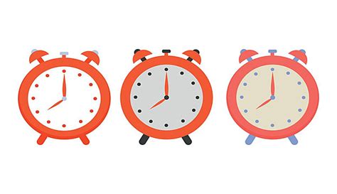 An Alarm Clockvector Color Illustration Drawing Waking Morning Vector