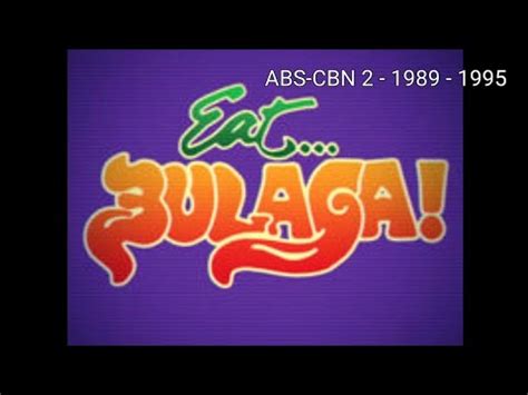 Original New Eat Bulaga Logos And Theme Songs From 1979 To