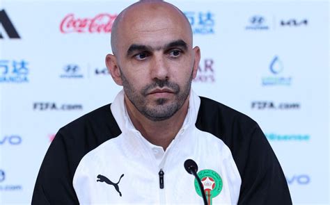 Le Coach Marocain Walid Regragui D Sign Meilleur Entra Neur De La