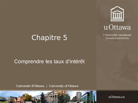 Ppt Chapitre Comprendre Les Taux Dint R T Les D Terminants Du