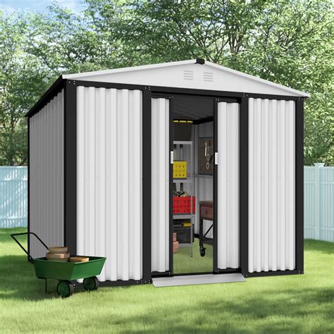 Buy Betterland X Ft Outdoor Storage Shed Steel Garden Shed With