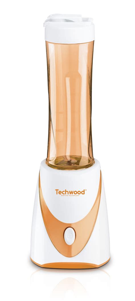 Techwood TBL 503 blender 0 5 L Mélangeur de table 250 W Orange Blanc