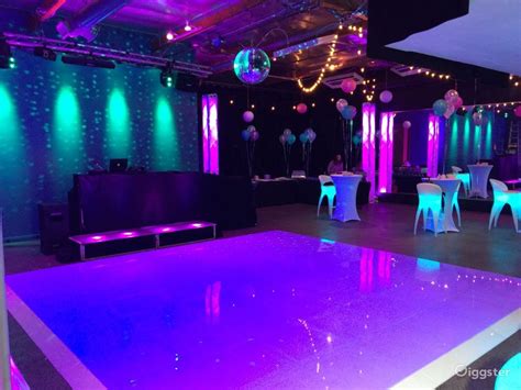 Light up Lounge & LED Dance floor | Rent this location on Giggster