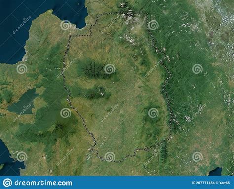 Bukidnon Philippines High Res Satellite No Legend Stock Illustration