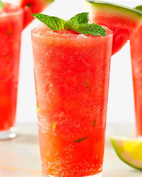 Summertime Watermelon Bliss Slush Refreshing Summer Treat Optimal