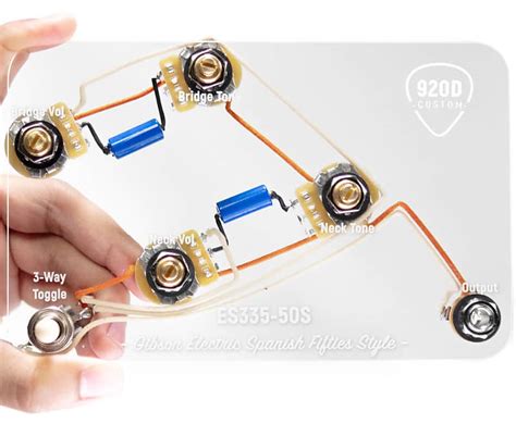 920d Es335 50s Upgraded Wiring Harness Kit W Premium Caps Reverb