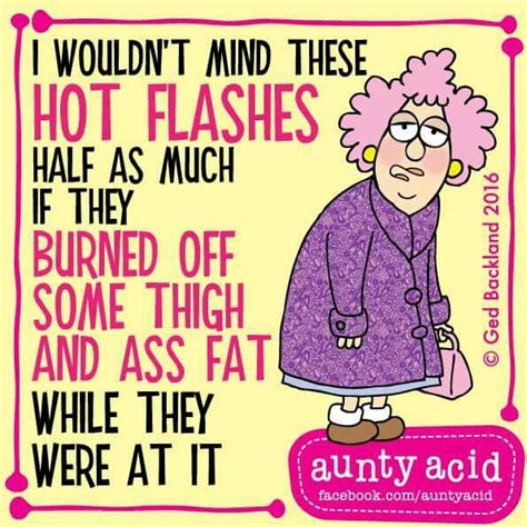 Hot Flashes Aunty Acid Humor Sarcastic Quotes Funny Aunty Acid