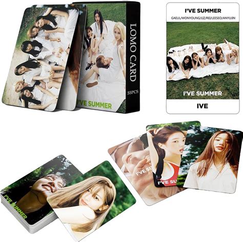 Fourbom Ive Photocard 55pcs Ive Postcards I‘ve Summer Album