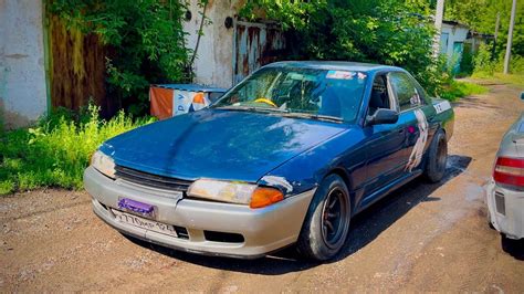 Nissan Skyline R32 Ставим колы за копейки - YouTube
